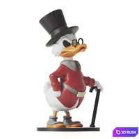 Donald Duck 3D Model Vray