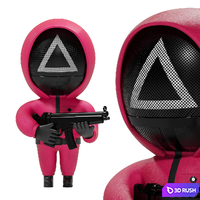 Squid Game Soldier 3D Model Corona