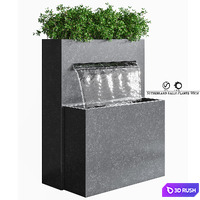 Sutherland Falls Plante 90cm 3D Model Vray, Corona