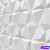 Decorative 3d tiles LUX 3D Model Corona