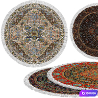 Circle rug 3D Model Corona