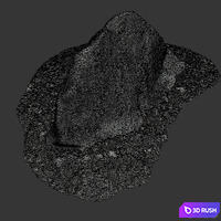 Stones from the beach_4 3D Model Vray