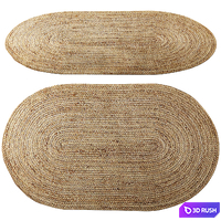 ANTHROPOLOGIE Lorne Oval Rug 3D Model