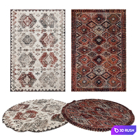 Rugs 3D Model Vray, Corona