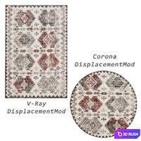 Rugs 3D Model Vray, Corona