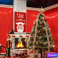 New Year's showcase of the decorative store 3D Model Corona