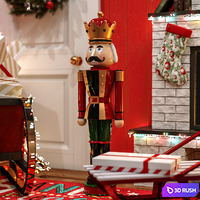 New Year's showcase of the decorative store 3D Model Corona