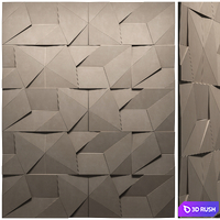 3D Panel 3D Model Corona
