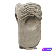 Decorative abstract sculpture 3D Model Corona