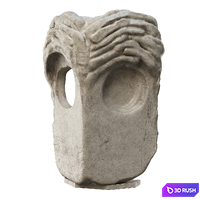 Decorative abstract sculpture 3D Model Corona