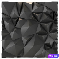 3d panel Crystal 3D Model Corona