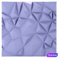 3d panel Crystal 3D Model Corona