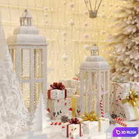 New Year showcase of the wedding salon 3D Model Corona