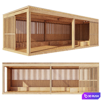 Protective park canopy 5 Mercury 3D Model
