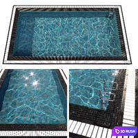 POOL NO47 3D Model Vray, Corona