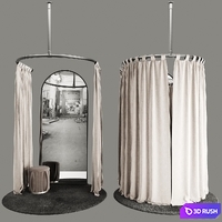 Fitting room for a clothing store 3D Model Corona