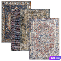 Classic rugs 3D Model Corona