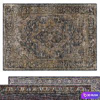 Classic rugs 3D Model Corona