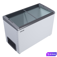 Chest Freezer Polair 3D Model Corona