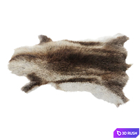 Reindeer skin carpet 3D Model Vray