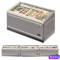 Freezer Refrigerator 3D Model Vray, Corona