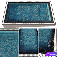 POOL NO50 3D Model Vray, Corona