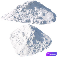 Big pile of snow 5 3D Model Vray, Corona
