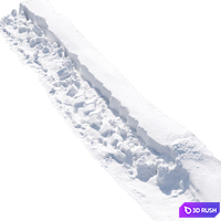 Snowdrift 3D Model Vray, Corona