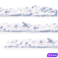 Dean Snowdrift 3D Model Vray, Corona