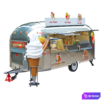 Airstream food truck 3D Model Vray