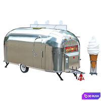 Airstream food truck 3D Model Vray