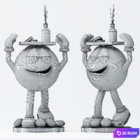 M&amp;M's 3D Model Vray
