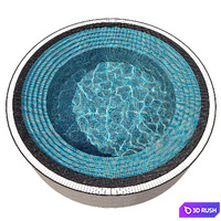 POOL NO53 3D Model Vray, Corona