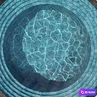 POOL NO53 3D Model Vray, Corona