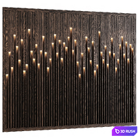 Decotarive wall panel 083 3D Model Corona