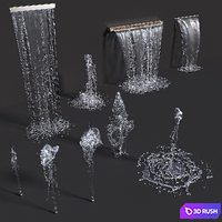 Water Collection 4 3D Model Corona