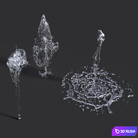 Water Collection 4 3D Model Corona