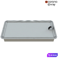 Swimming Pool 018 3D Model Vray, Corona