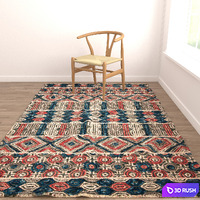 Rugs 3D Model Vray, Corona