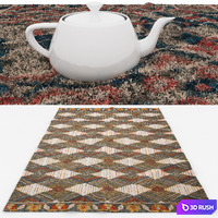 Rugs 3D Model Vray, Corona