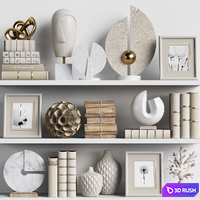 Decor Set 140 3D Model Vray