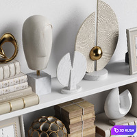 Decor Set 140 3D Model Vray