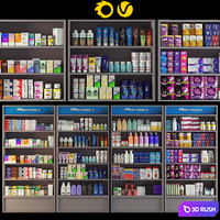 Pharmacy showcase vol-01 3D Model