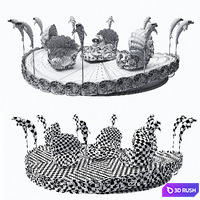 Carousel 3D Model Corona