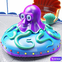 Carousel 3D Model Corona