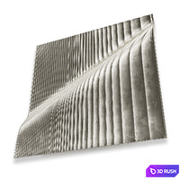 Panel  Rise 2009 wall art 3D Model Vray, Corona