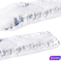 Snowdrift 3D Model Vray, Corona