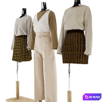 Mannequin Vol 017 3D Model Corona