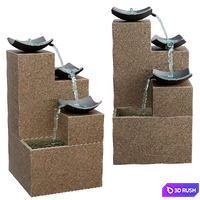 Peaktop Outdoor Garden Tiered Modern Zen Fountain 3D Model Corona