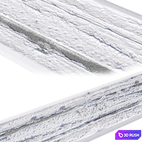 Snow road 3D Model Vray, Corona